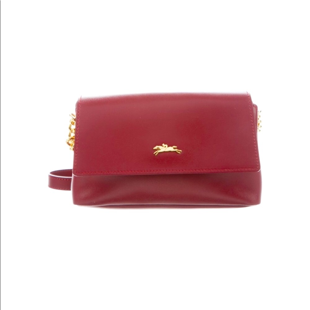 Longchamp leather crossbody bag